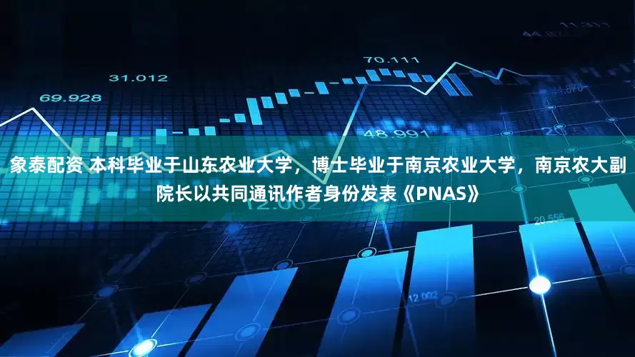 象泰配资 本科毕业于山东农业大学，博士毕业于南京农业大学，南京农大副院长以共同通讯作者身份发表《PNAS》